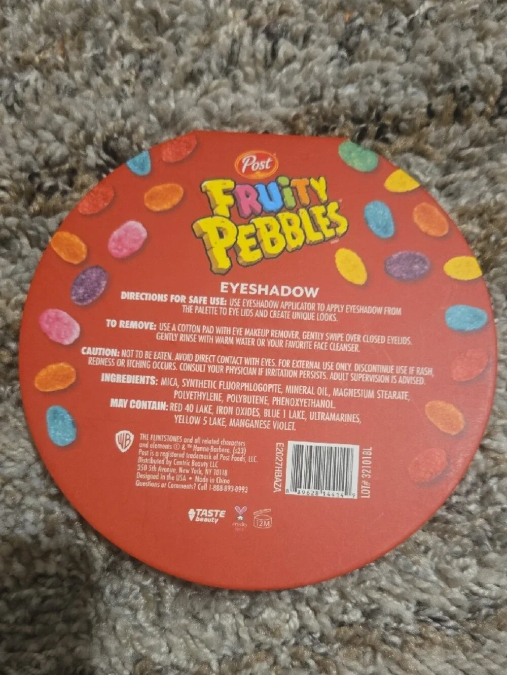 Post Fruity Pebbles Eyeshadow Palette - Red Multicolor